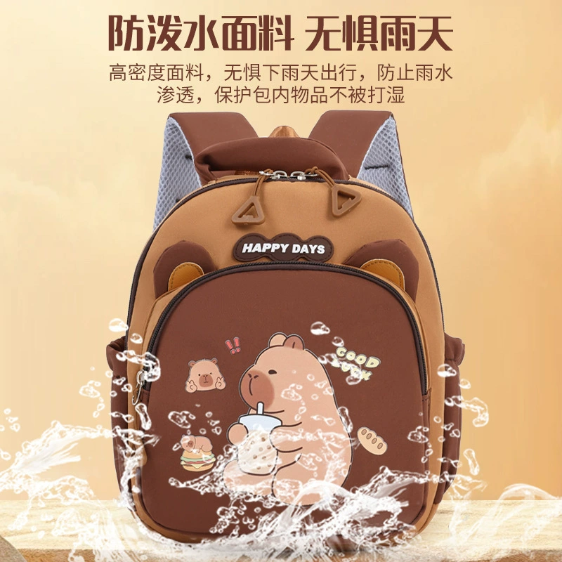 Трансграничный детский рюкзак для женского детского сада, начального, среднего и большого класса, легкая школьная сумка, большой вместительный забавный мультяшный рюкзак