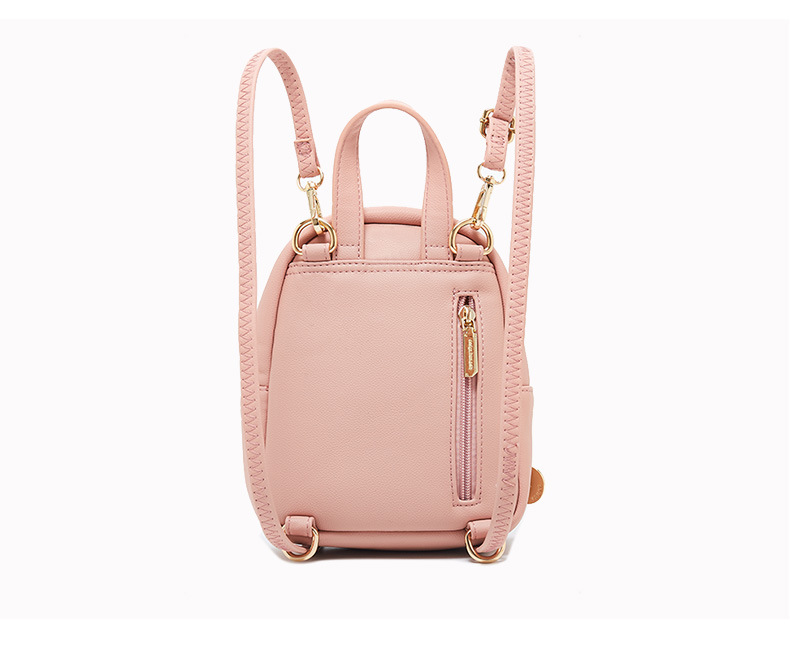 Women's Backpack Large Capacity Simple Fashion Pu Leather Bag_voghion.com