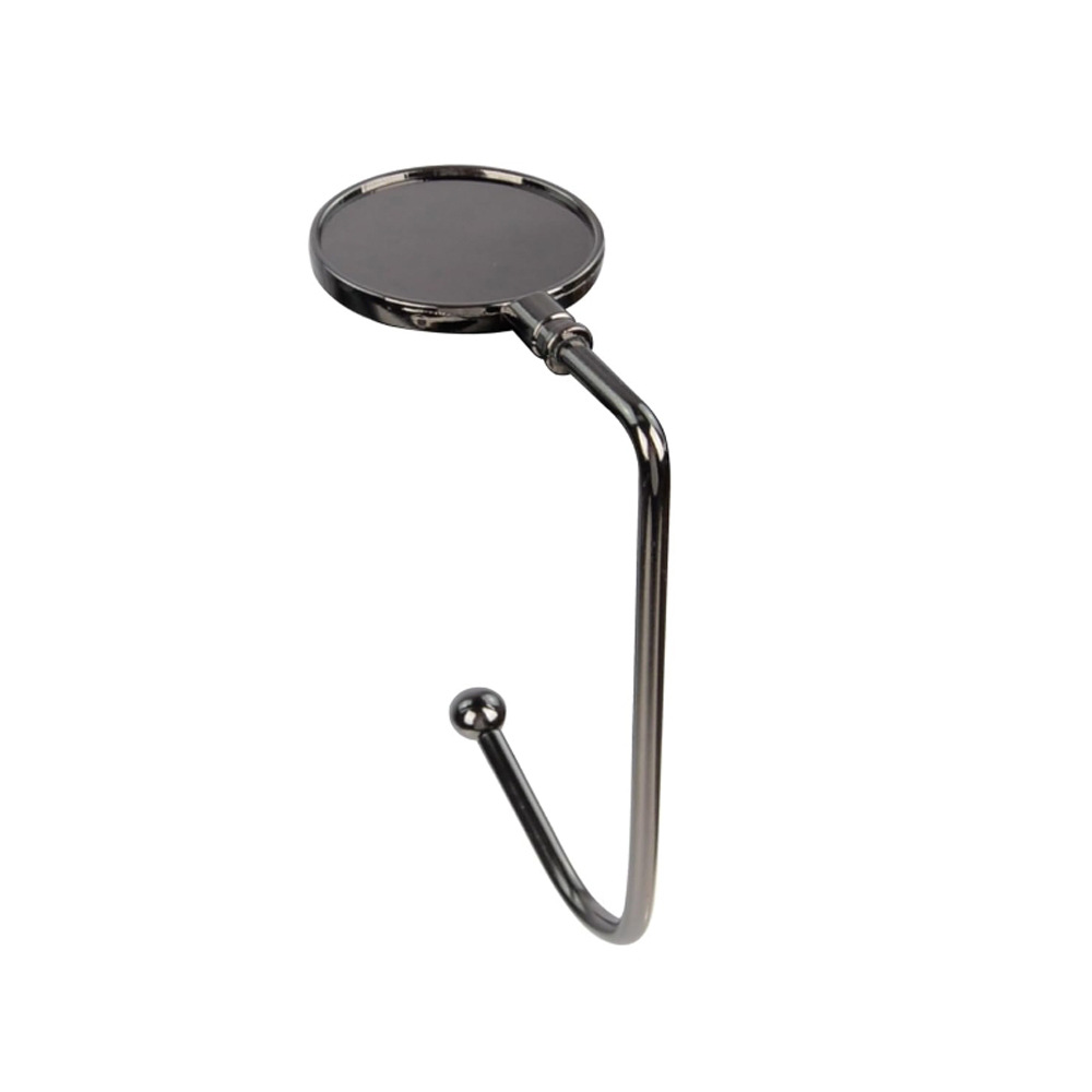 Gancho para mochila escolar, sin necesidad de taladrar, para escritorios de estudiantes, gancho lateral para escritorio de dormitorio, resistente, herramienta para colgar bolsas con rotación de 360 grados.