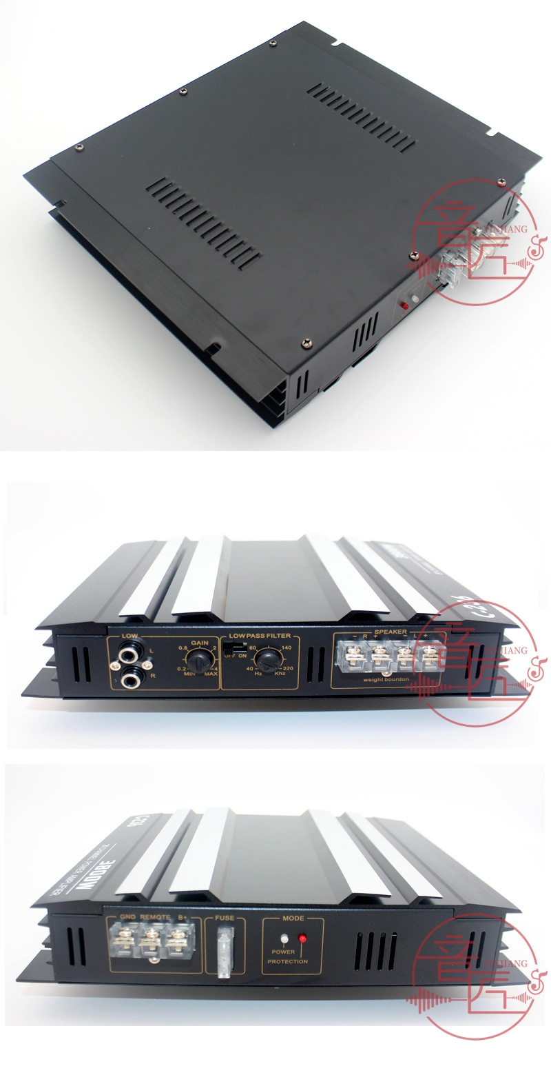 Cross-border factory direct sales car power amplifier 2-way C- 236 power amplifier 3800W car power amplifier push car woofer