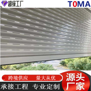 Roller Shutter Garage Electric Automatic Anti-Theft Shutter Wind Remote Control House Doors and Windows Factory Wholesale House