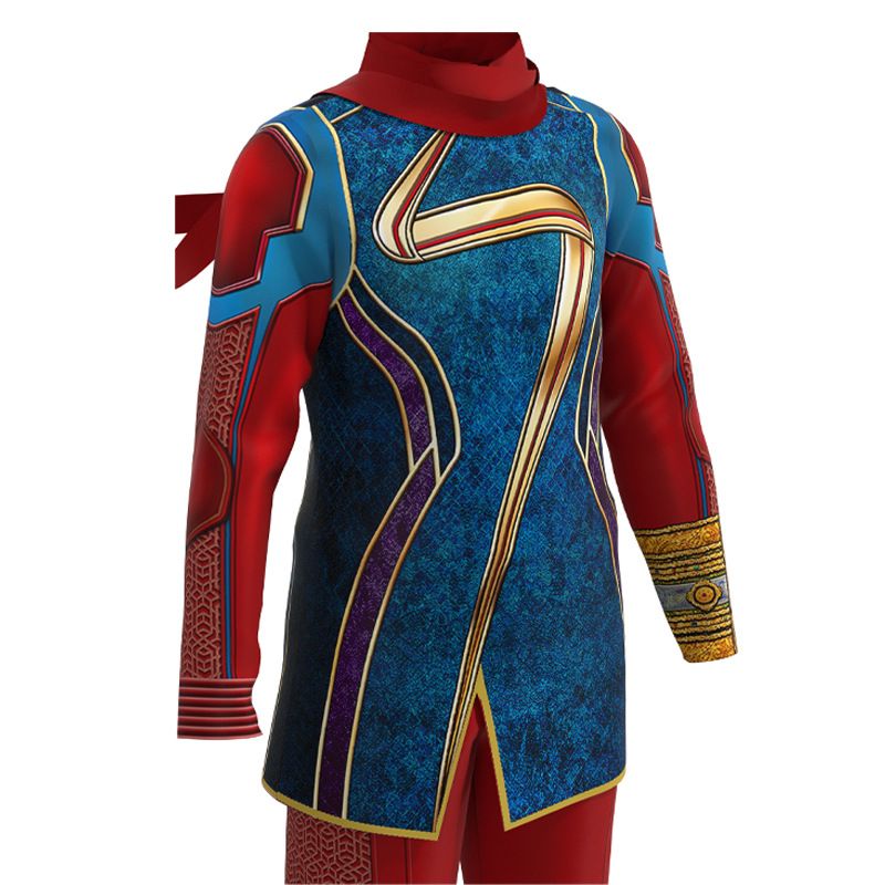 Disfraz de cosplay de Capitana Marvel 2 para niñas, disfraz de Halloween para niños y mujeres, traje de fiesta con máscara para los ojos, disfraz de personaje de anime.