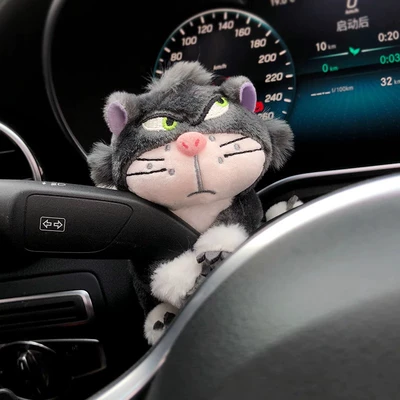 Rearview Mirror Car Ornaments — Sürətlər qutusu və əl tormozu başlıqları - pocket-decorative-doll-no-decorative-cat