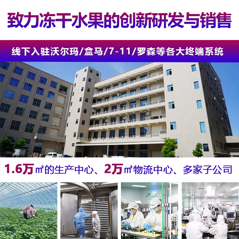 有零有食 Сублимированная ручная клубника интернет-знаменитость