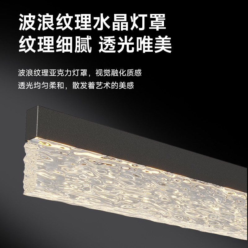 [Estrictamente seleccionado] Araña moderna de espectro completo minimalista italiano, ligero, comedor de lujo, barra de bar para el hogar, araña larga