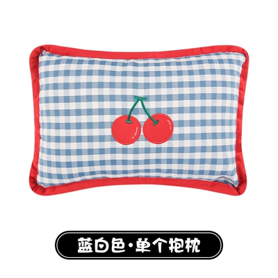 Seat cushion, seat cover, Car Seat Cushion for Summer, Suitable - 1-blue-and-white-plaid-cherry-pillow