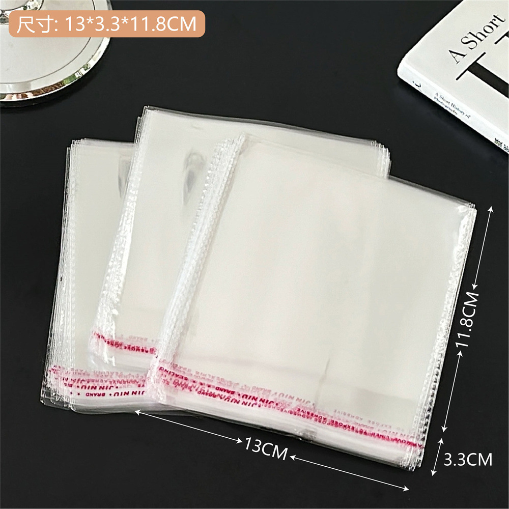 Colección de bolsas opp transparentes, cabeza de tarjeta, bolsa de embalaje trasera, bolsa de joyería pequeña, bolsa autoadhesiva con orificio colgante, bolsa de embalaje de plástico al por mayor