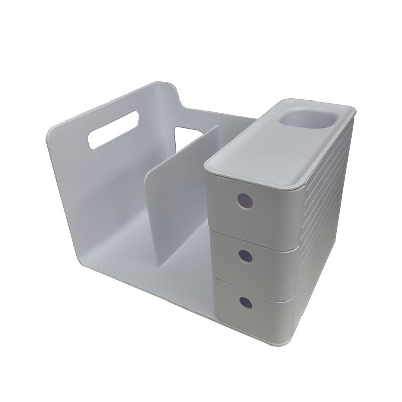 Estantería de escritorio simple rack de almacenamiento de archivos de escritorio de oficina rack de almacenamiento de escritorio del estudiante caja de almacenamiento tipo cajón