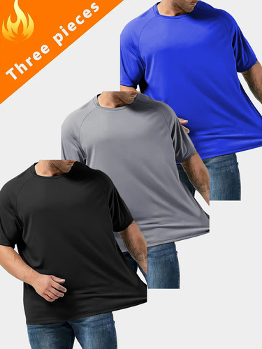 Cross-border summer men's mesh breathable short-sleeved sports quick-drying, moisture absorption and sweat-wicking running gym outdoor sports T-shirt