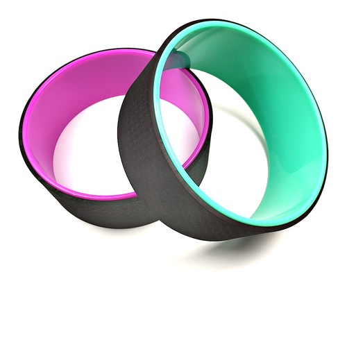 厂家直销瑜伽轮后弯神器下腰开背瑜珈轮普拉提圈达摩轮瑜伽辅助轮