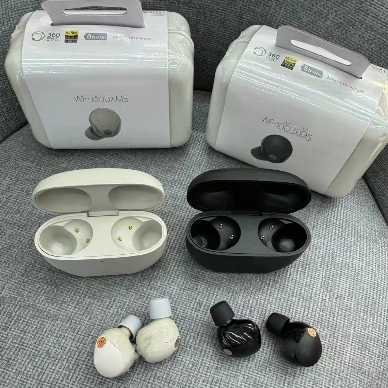 Cross-border New WF-1000XM5 Bluetooth Headset Noise Reduction Bean 5 In-ear Suitable for Sony Bluetooth Headset Cross-border New WF-1000XM5 Bluetooth Headset Noise Reduction Bean 5 In-ear Suitable for Sony Bluetooth Headset