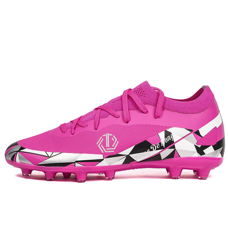 2025 nuevos zapatos de entrenamiento deportivo, zapatos de fútbol transfronterizos, clavos largos, moda de baja altura, hombres y mujeres, juveniles en stock