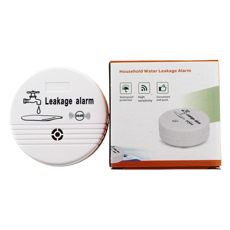 Detector de Inundaciones Inteligente Inalámbrico para Hogar, Alarma de Fugas de Agua, Detector de Inmersión en Agua para Baño y Cocina