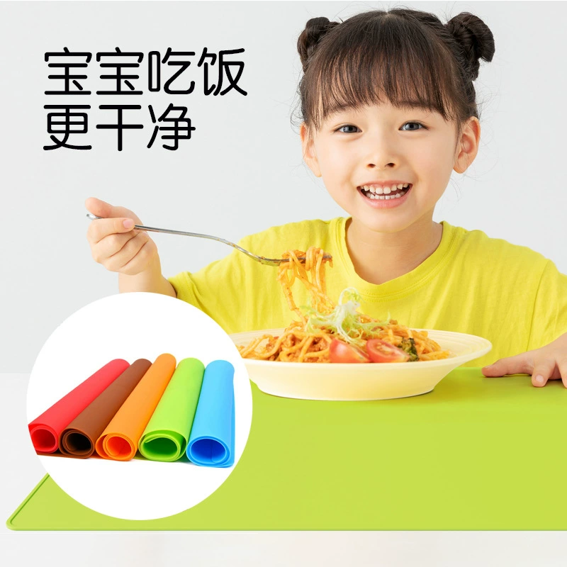 Силиконовый коврик для творчества, большой детский коврик для рисования, водонепроницаемый, нескользящий, термоизоляционный, легко моющийся, для обеда