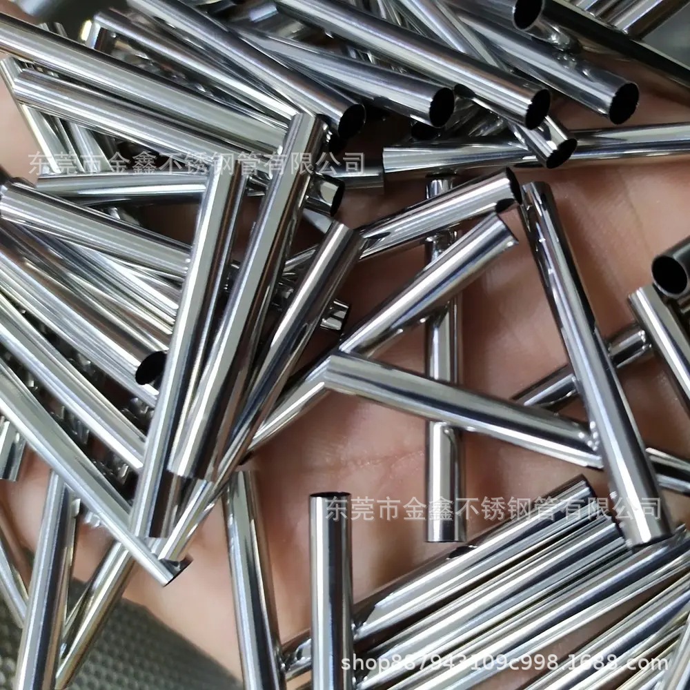 304 316L不锈钢精密毛细管 可零切封口镀色折弯封口缩尖卫生管