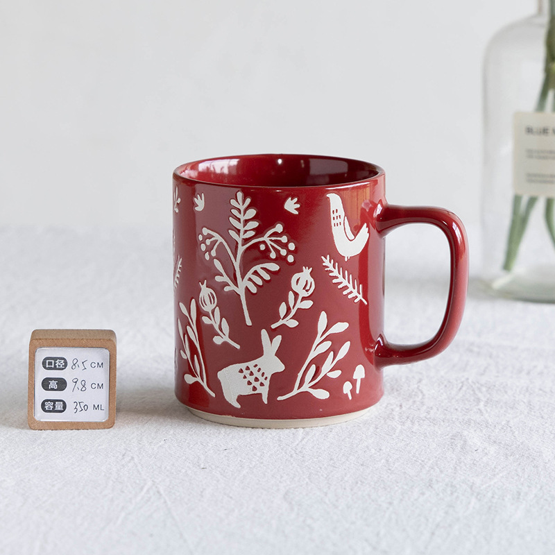 Defectos ligeros inswind taza de cerámica taza de desayuno taza de cerámica simple taza de café taza de agua taza de estudiantes