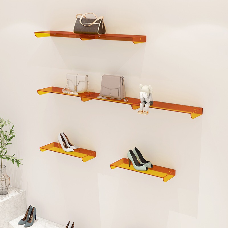 Acrylic Shoe Bag Wall Display Rack Wall Hanging Display Props Storage Rack Clothing Nail Salon Display Stand Acrylic Shoe Bag Wall Display Rack Wall Hanging Display Props Storage Rack Clothing Nail Salon Display Stand