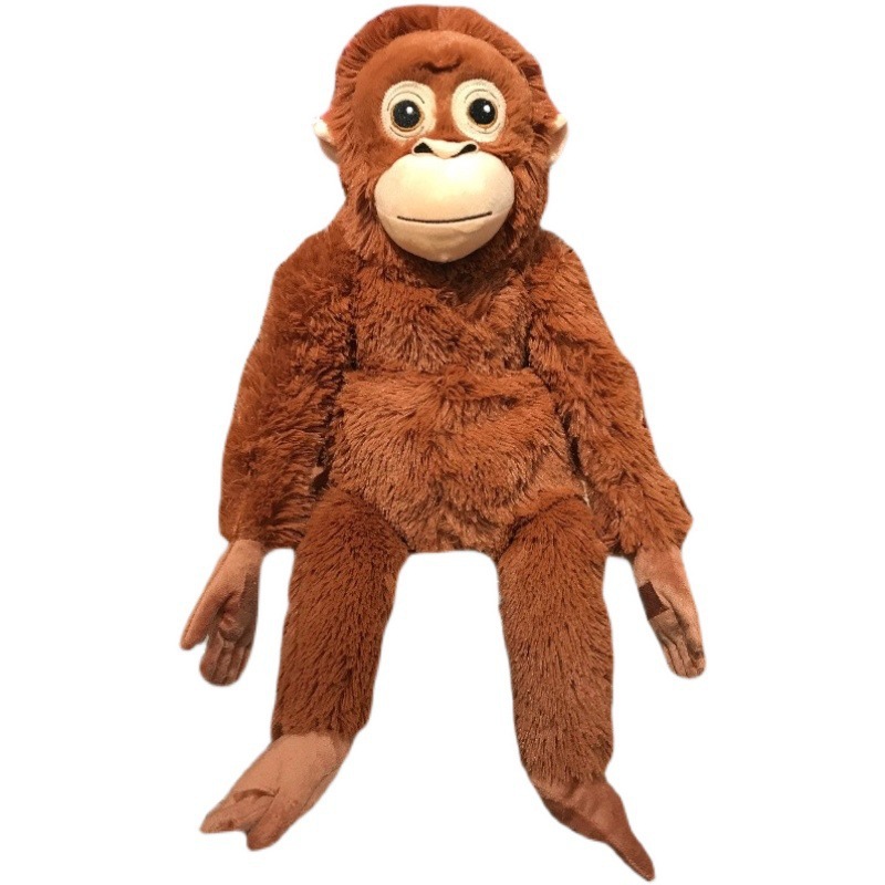 En línea mono de la celebridad muñeca que Engels Kuge pegajosa hebilla brazo largo orangután peluche juguete niños Ragdoll al por mayor