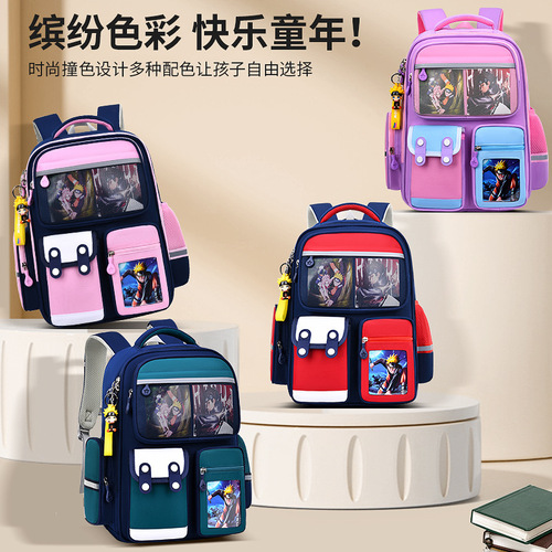 Sesame Baby New Primary School Bag Male Cartoon Large Capacity Children's School Bag 1-3-6 Grade Backpack