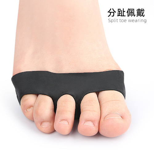 Honeycomb forefoot sleeve-type forefoot pad SEBS breathable code-adjustable anti-pain foot pad for women's high-heeled shoes insole