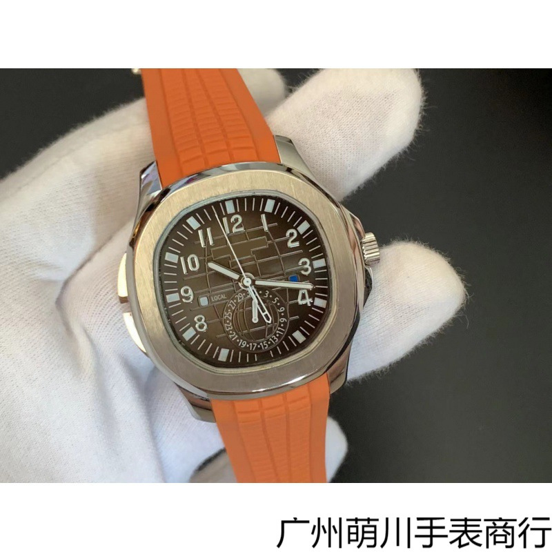 Patek Parrot Snail Grenade Series 5164 Multifunctional Chronograph Fully Automatic Mechanical Waterproof Women's and Men's Watch