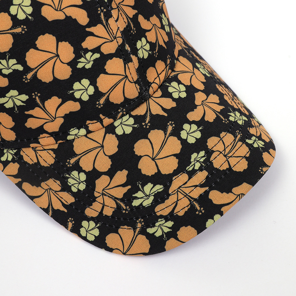 Nueva flor gorra de béisbol verano al aire libre protección solar sombrero casual moda ajustable casquillo enarbolado