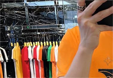 Z504 조수 YL 모자 반팔 오렌지