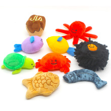 韩国bacon-box毛绒宠物玩具卡通海洋系列耐咬逗狗互动发声玩具