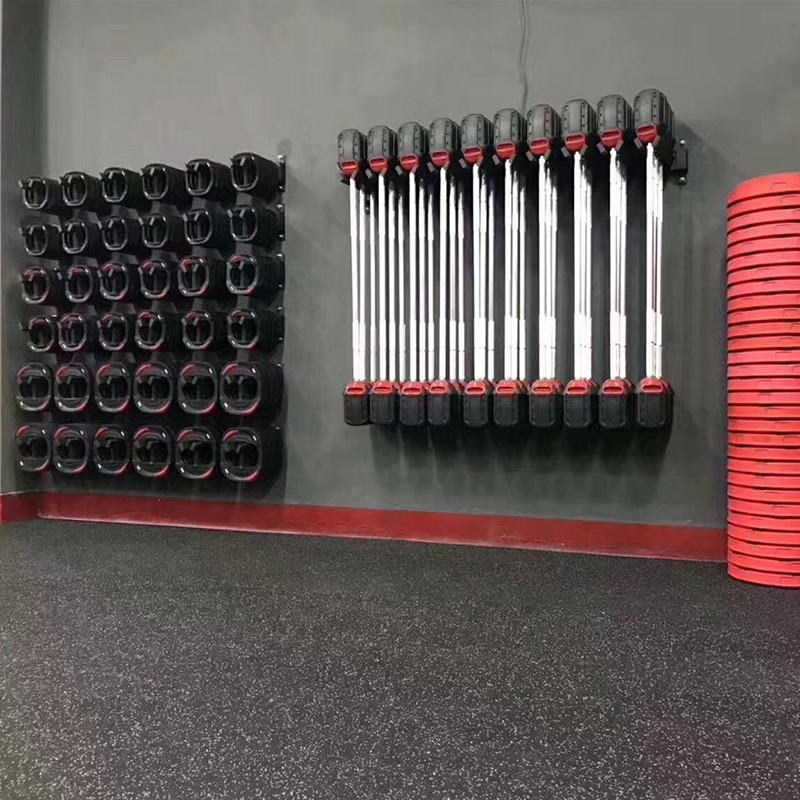 Crocodile Mouth Barbell Rack for Men and Women, Household Rubber-Coated Barbell Storage Rack, Fitness Bench Press Pedal, Aerobics Class Set