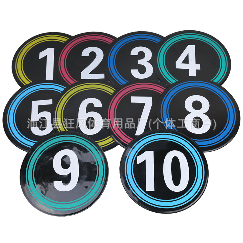 1 комплект круглых моделей (номера 1-10)