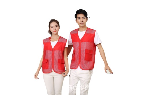 Fishnet Breathable Mesh Multi-Pocket Vest Photo Reporter Driving Volunteer Charity Activities Decorative Work Clothes