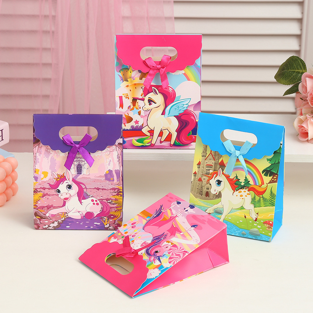 Pony Flip Bag Cartoon White Card Bag