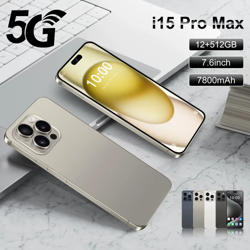 (Cross-border trading), Google, smartphone, intel core i15, (Physicals), 7.6 inch, Android, 512G