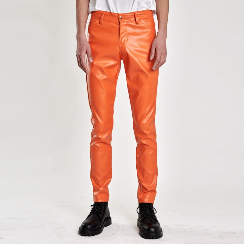 Мужские летние тонкие весенние эластичные зеленые дышащие брюки, slim fit