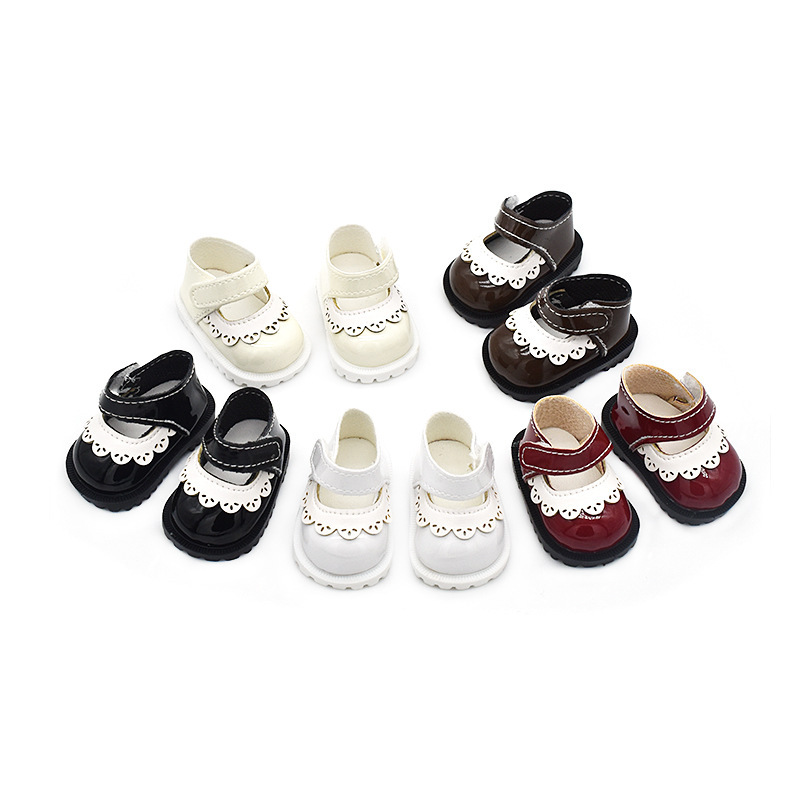 20cm Star Doll Leather Shoes Cotton Doll Velcro Shoes Miluwa Doll Clothes Dressing Accessories
