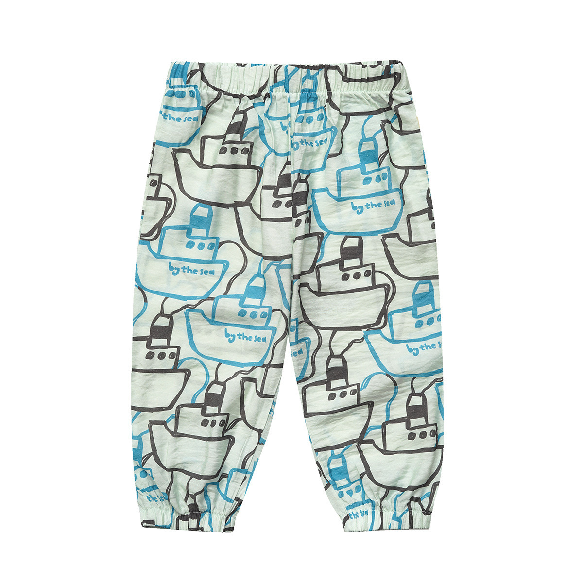 09 Navire bleu gris clair (pantalon) / 90cm