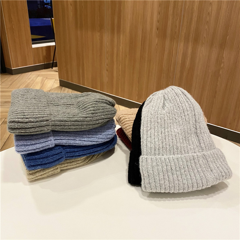 Unisex Winter winter winter muts Wollen muts dames mode gebreide muts heren cool plus fluweel dikke warme koude muts_voghion.com