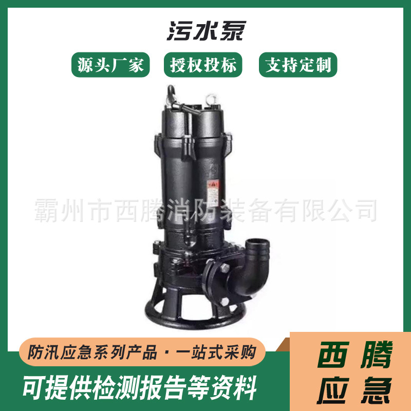 无堵塞移动式潜水泵农用灌溉抽水潜水泵便携式抽粪泥浆潜水泵自动