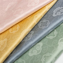 云纹提花面料  女装外套连衣裙香包服装面料 国风提花布料现货