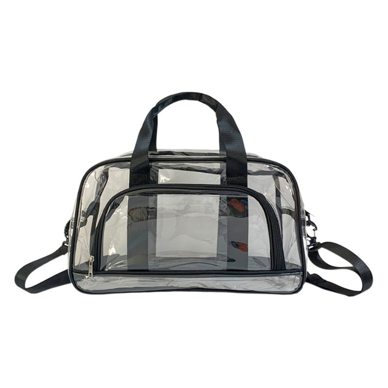 Cross-Border Amazon Transparent Travel Bag Large Capacity Transparent Pvc Travel Bag Fitness Storage Transparent Bag Beach Bag