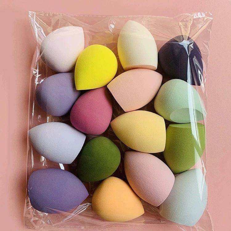 Спонж для макияжа Beauty Egg, супер-мягкий многоцветный, для влажного и сухого применения, наборы разных размеров