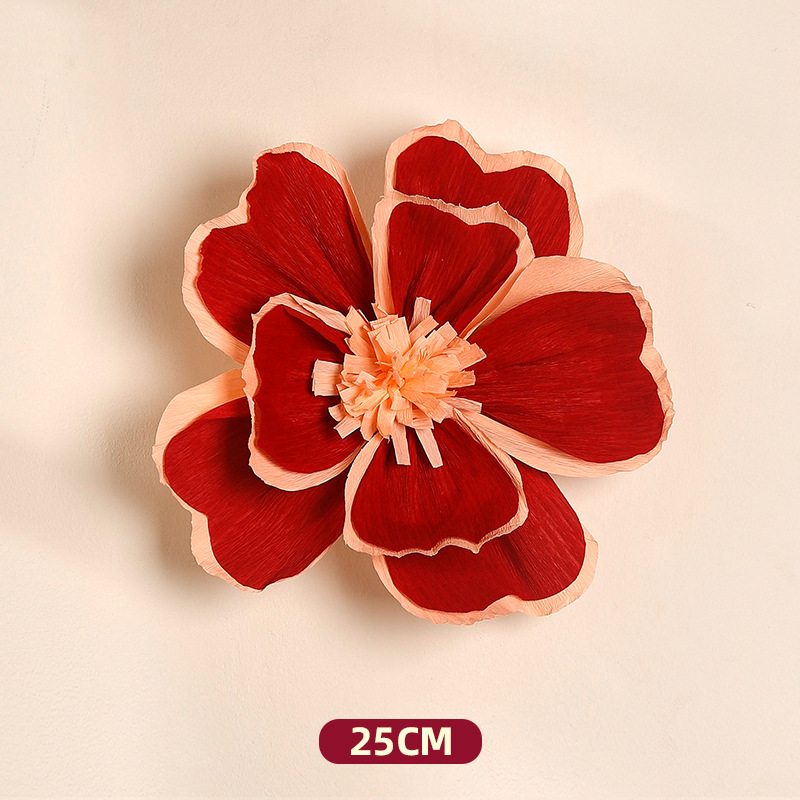 Flor arrugada decoración de la casa de bodas nueva casa de la cabecera de la cama de la mujer pared de fondo del dormitorio de los hombres sala de estar conjunto de flores