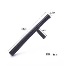 万圣节角色扮演道具保安黑色警棒仿真警用塑料警棍对讲机玩具跨境