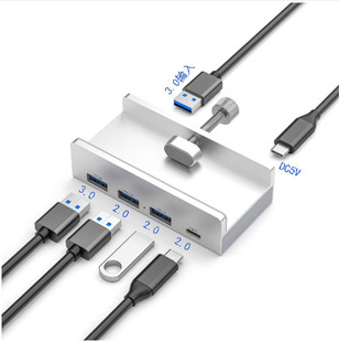 ����ʽ�A�ӔUչ�]����A�۷־���USB3.0HUB��ӿ�Type-c�D����