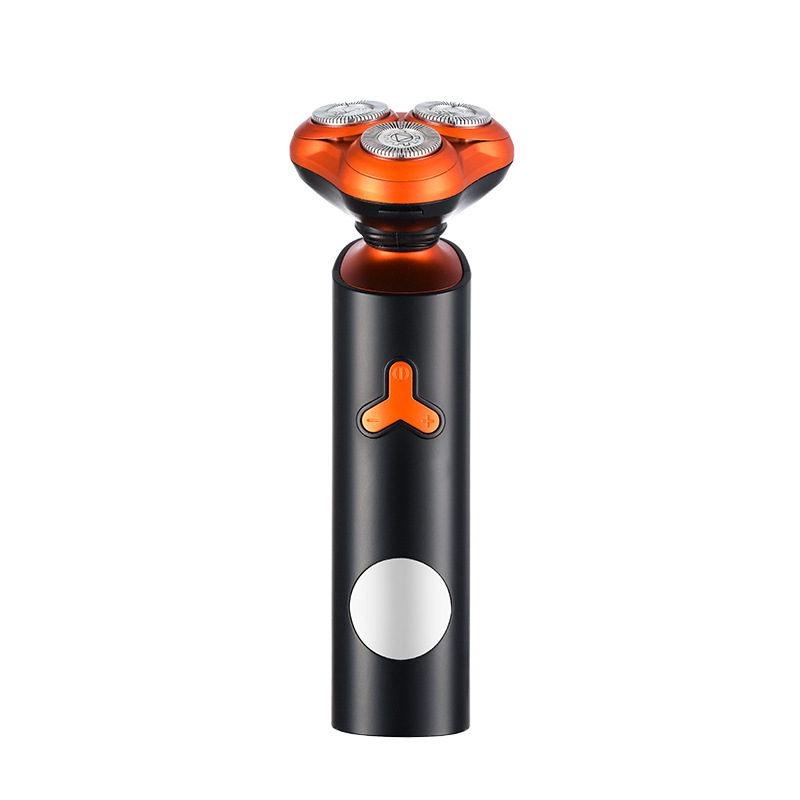 跨境2022新款三刀頭陶瓷刀頭剃鬚刀男士全身水洗刮鬍刀源頭工廠