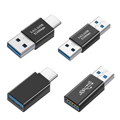 Usb3.0 a対type c公対雄母対母アダプタotg変換ヘッドgan 2転送10gb数