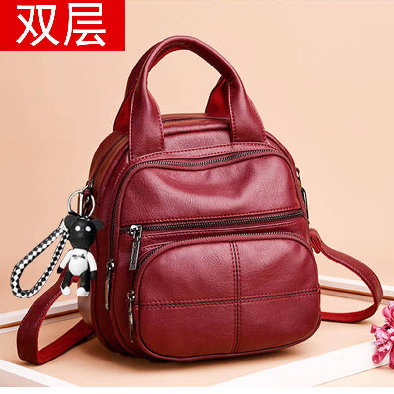 Otoño y invierno tres bolsas multifuncionales de mujer, bolsas de mamá, mochila de mujer, mochila de mujer, mochila de hombro, mochila de mujer