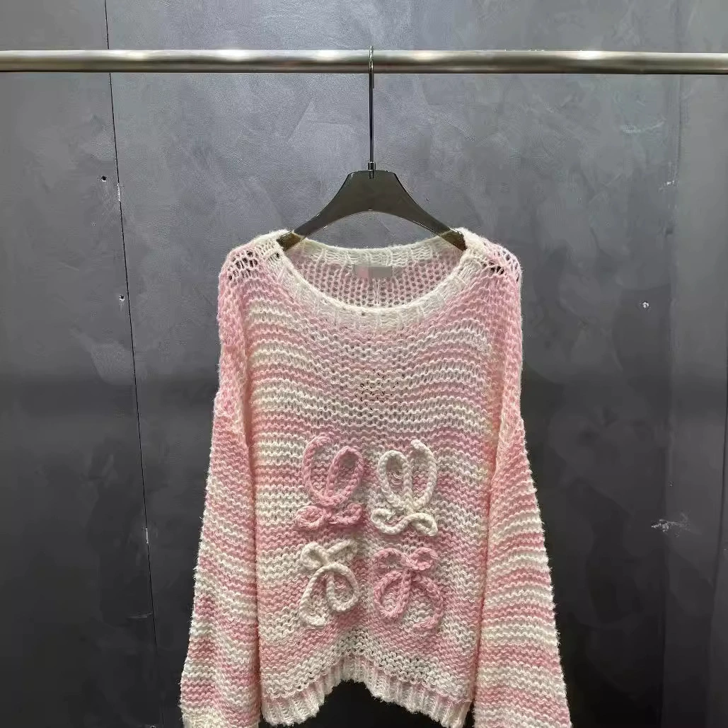 Осенний трикотажный свитер, oversize