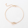 Fashionable accessory, ankle bracelet, European style, simple and elegant design