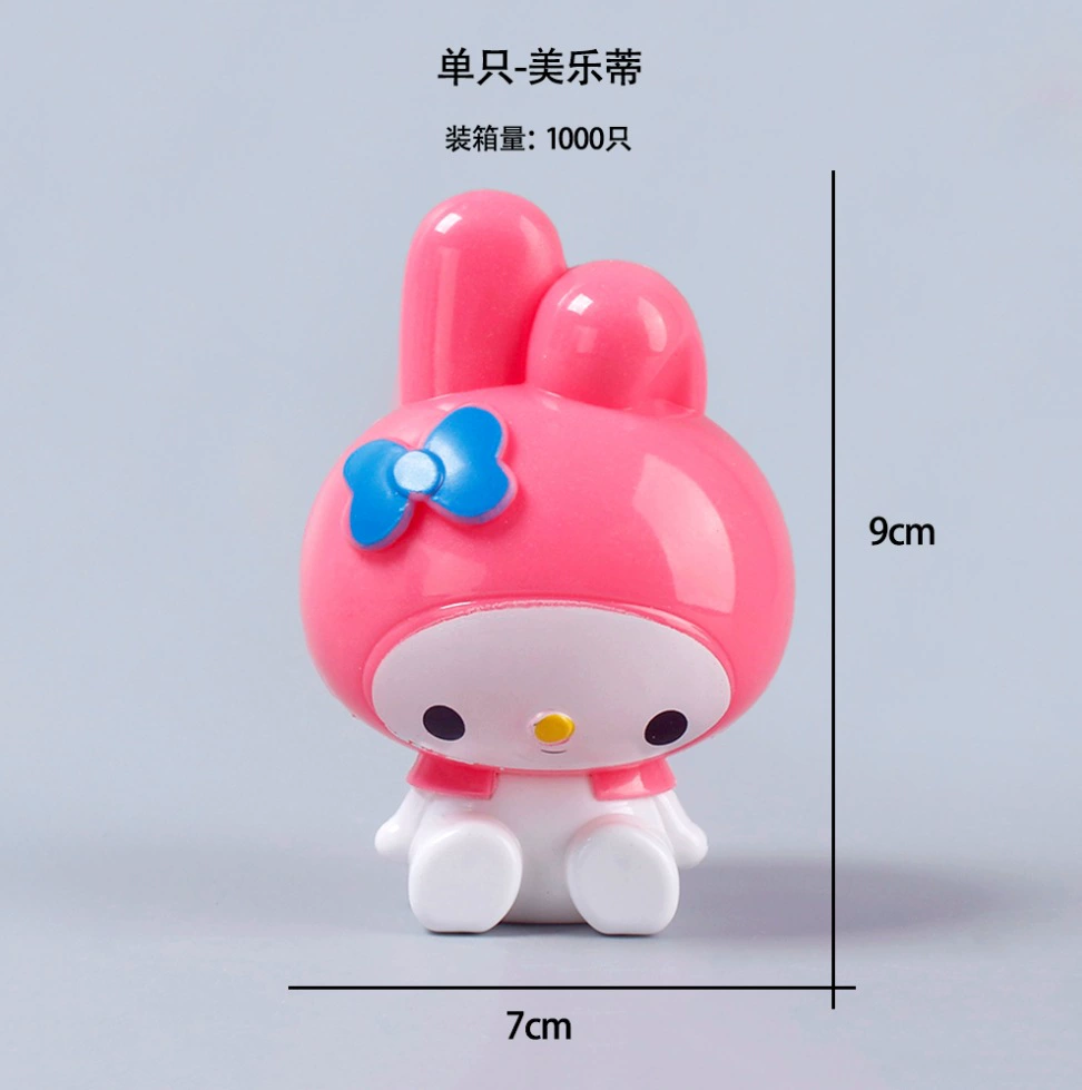 Пластиковый собачий голова Yugou Dog Pachel Dog Curomi Strawberry Beerberry Bear Cool Penguin Cake Swing украшение